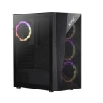 Case|ADATA|XPG LANDER 500|MidiTower|Case product features Transparent panel|Not included|ATX|MicroATX|MiniITX|Colour Black|LANDER5004A-BKCWW