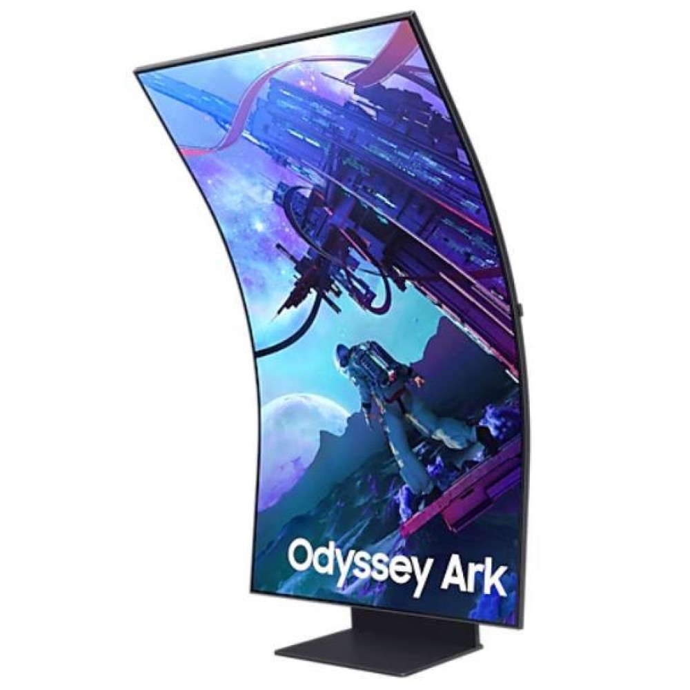LCD Monitor|SAMSUNG|55"|Gaming/Curved|Panel VA|3840x2160|16:9|165Hz|Matte|1 ms|Speakers|Pivot|Height adjustable|Tilt|Colour Black|LS55CG970NUXDU