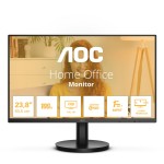 LCD Monitor|AOC|24"|Panel VA|1920x1080|16:9|100 Hz|Matte|1 ms|Speakers|Tilt|Colour Black|24B3HMA2