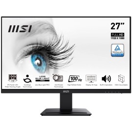 LCD Monitor|MSI|PRO MP273A|27"|Business|Panel IPS|1920x1080|16:9|100Hz|Matte|4 ms|Speakers|Tilt|Colour Black|PROMP273A LCD Monitor|MSI|PRO MP273A|27"|Business|Panel IPS|1920x1080|16:9|100Hz|Matte|4 ms|Speakers|Tilt|Colour Black|PROMP273A