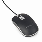 MOUSE USB OPTICAL BLACK/SILVER/MUS-4B-06-BS GEMBIRD