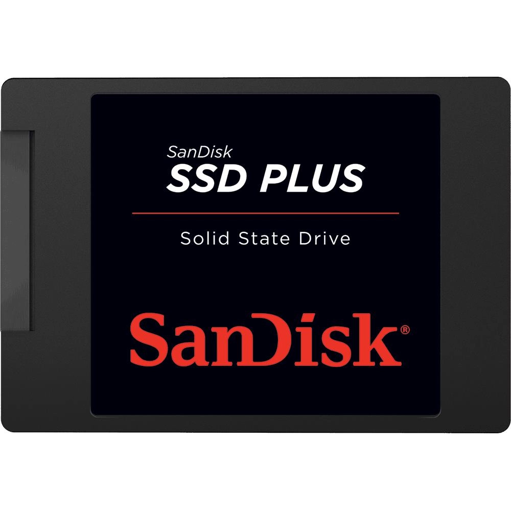 SSD|SANDISK BY WESTERN DIGITAL|SSD PLUS|480GB|SATA 3.0|Write speed 445 MBytes/sec|Read speed 535 MBytes/sec|2,5"|SDSSDA-480G-G26