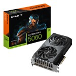 Graphics Card|GIGABYTE|NVIDIA GeForce RTX 5060|8 GB|GDDR7|128 bit|PCIE 5.0 16x|GPU 2512 MHz|GV-N5060WF2OC-8GD