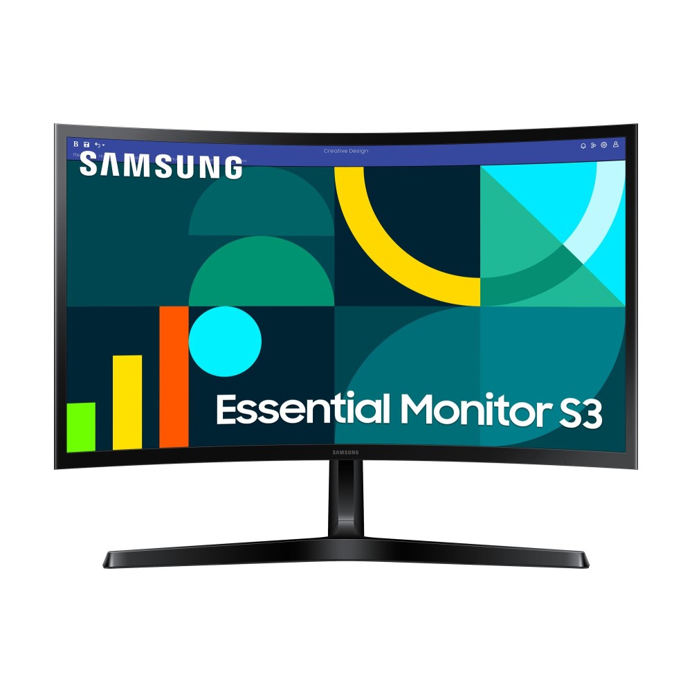 LCD Monitor|SAMSUNG|LS24D366GAUXEN|24"|Business/Curved|Panel VA|1920x1080|16:9|100Hz|4 ms|Tilt|Colour Black|LS24D366GAUXEN