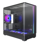Case|MONTECH|micro ATX/Mini-ITX|Black|Midi Tower|PC|KING 15 PRO|KING15PRO(B)