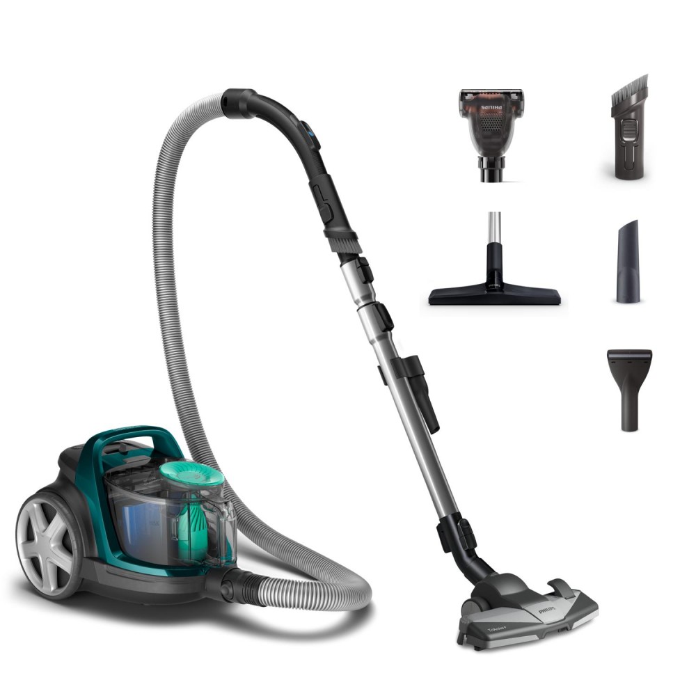 Vacuum Cleaner|PHILIPS|Bagless|900 Watts|Capacity 1.5 l|Noise 77 dB|Dark Grey|Weight 5.3 kg|FC9556/09