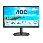 LCD Monitor|AOC|24B2XH/EU|23.8"|Business|Panel IPS|1920x1080|16:9|75Hz|4 ms|Tilt|Colour Black|24B2XH/EU