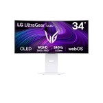 Monitor|LG|34GX90SA-W|34"|Gaming/Curved|Matte|Panel OLED|3440x1440|21:9|240Hz|0.03 ms|Colour White|34GX90SA-W