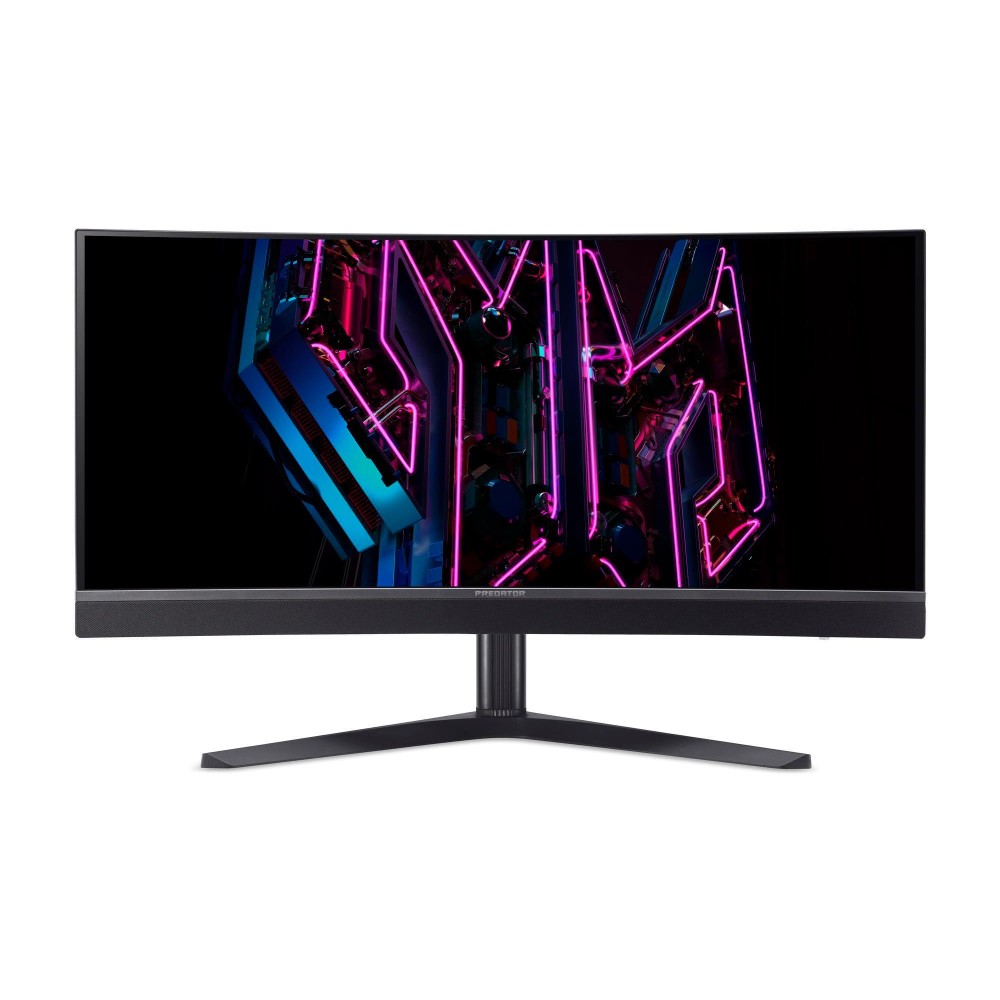 LCD Monitor|ACER|Predator X34Vbmiiphuzx|34"|Gaming/Curved/21 : 9|Panel OLED|3440x1440|21:9|0.1 ms|Speakers|Swivel|Height adjustable|Tilt|Colour Black|UM.CXXEE.V01