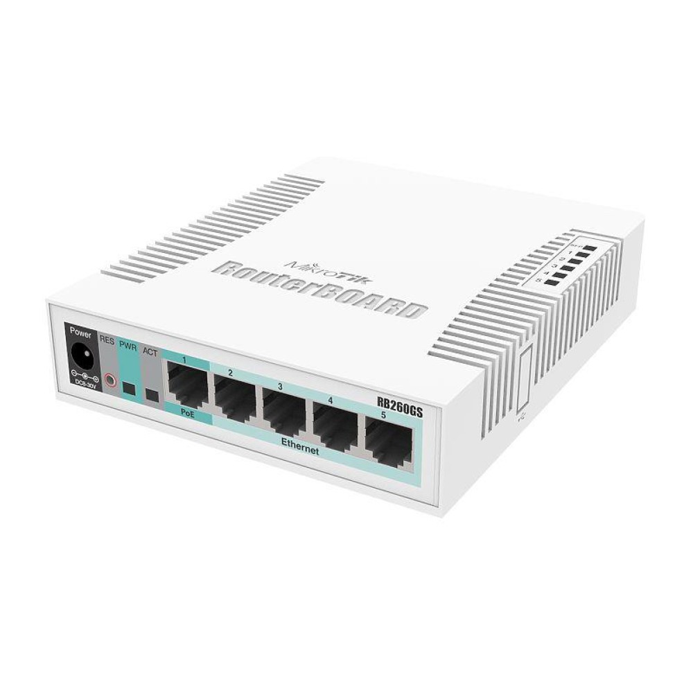 Switch|MIKROTIK|CSS106-5G-1S|Desktop/pedestal|5x10Base-T / 100Base-TX / 1000Base-T|1xSFP|CSS106-5G-1S