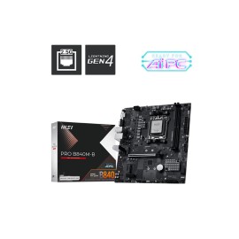 Mainboard|MSI|AMD B840|SAM5|Micro-ATX|Memory DDR5|Memory slots 2|PROB840M-B Mainboard|MSI|AMD B840|SAM5|Micro-ATX|Memory DDR5|Memory slots 2|PROB840M-B