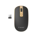 MOUSE USB OPTICAL WRL BLACK/GOLD MUSW-4B-06-BG GEMBIRD