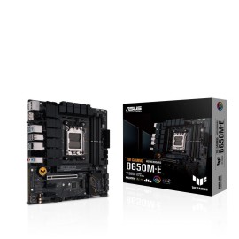 Mainboard|ASUS|AMD B650|SAM5|Micro-ATX|Memory DDR5|Memory slots 4|2xPCI-Express 4.0 1x|1xPCI-Express 4.0 16x|2xM.2|1xHDMI|2xDisplayPort|4xUSB 2.0|2xUSB 3.2|2xUSB-C|1xRJ45|3xAudio port|TUFGAMINGB650M-E Mainboard|ASUS|AMD B650|SAM5|Micro-ATX|Memory DDR5|Memory slots 4|2xPCI-Express 4.0 1x|1xPCI-Express 4.0 16x|2xM.2|1xHDMI|2xDisplayPort|4xUSB 2.0|2xUSB 3.2|2xUSB-C|1xRJ45|3xAudio port|TUFGAMINGB650M-E