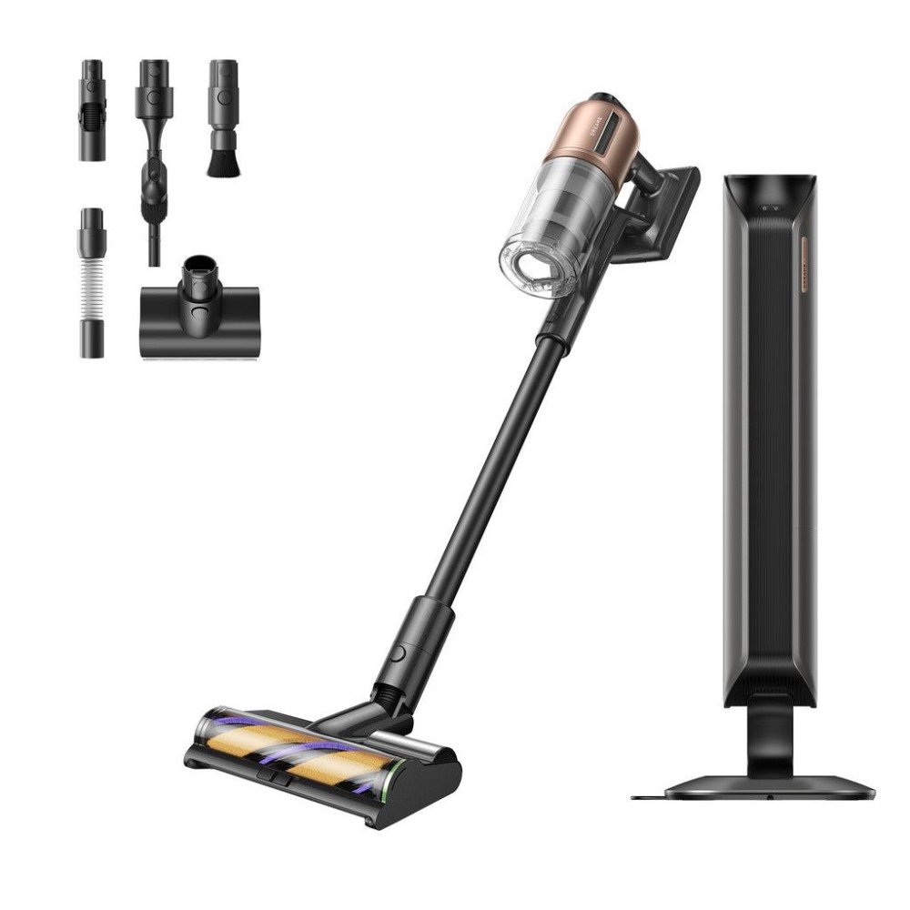 Vacuum Cleaner|DREAME|Z20 Station|Dry|Stick vacuum|Grey/Gold|Bagless|Battery| 2.2kg|VZV25A