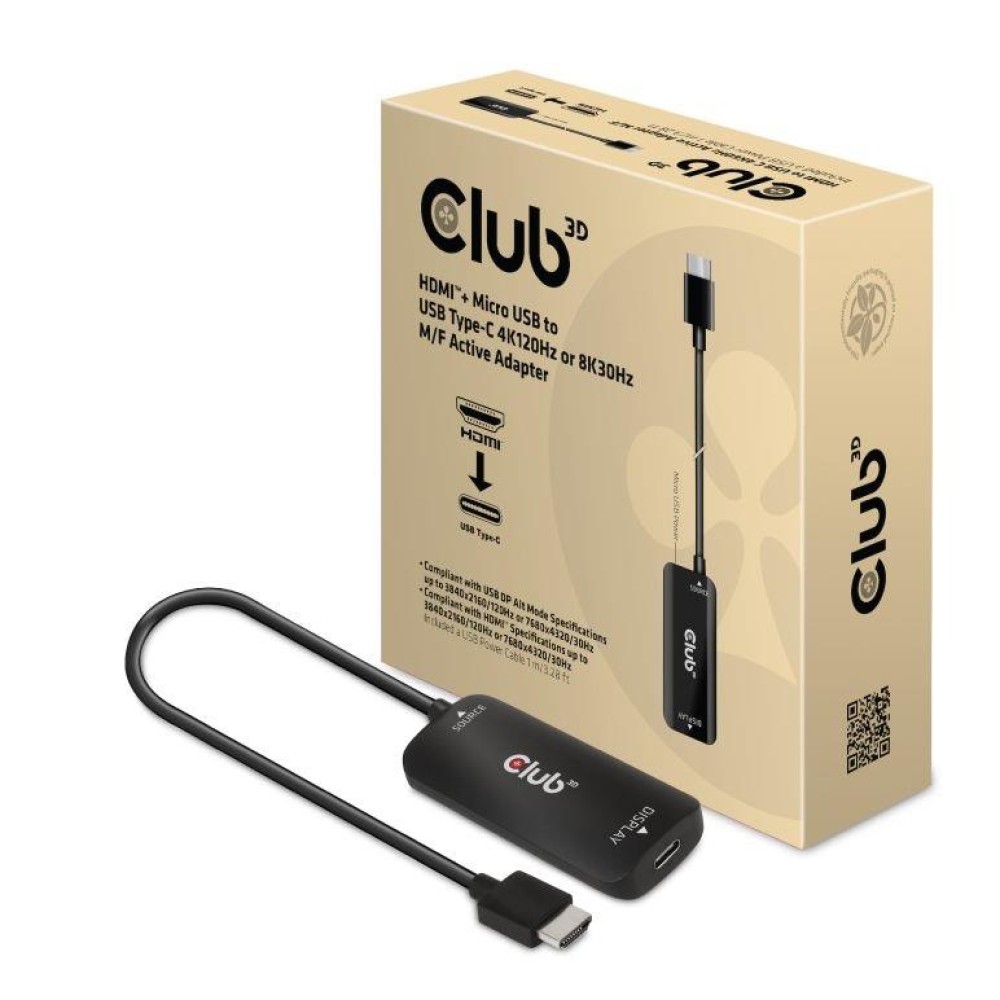 I/O ADAPTER USB-C TO USB/HDMI/M/F CAC-1336 CLUB3D