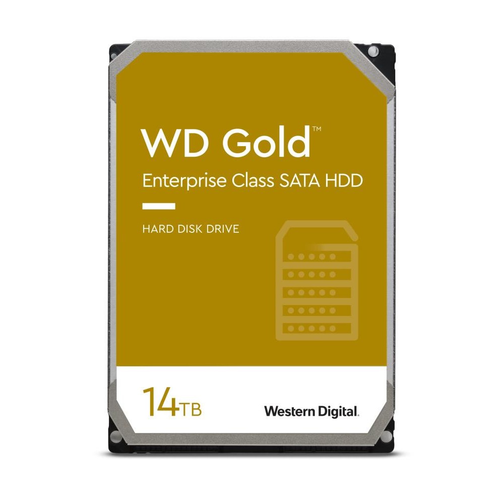 HDD|WESTERN DIGITAL|Gold|14TB|SATA 3.0|512 MB|7200 rpm|3,5"|WD142KRYZ