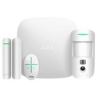 ALARM SECURITY STARTERKIT CAM/HDR WHITE 156253 AJAX