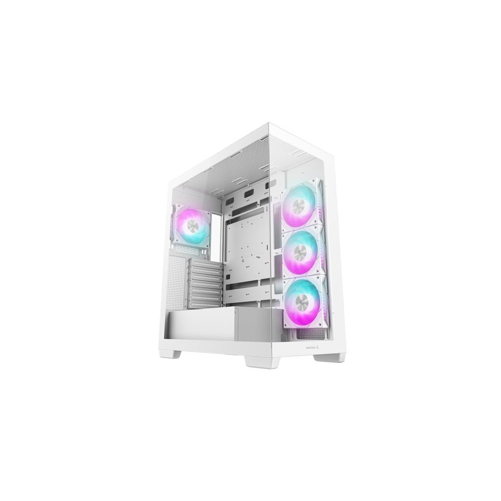 Case|DEEPCOOL|CG580 4F WH|MidiTower|Case product features Transparent panel|Not included|ATX|MicroATX|MiniITX|Colour White|R-CG580-WHADA4-G-1