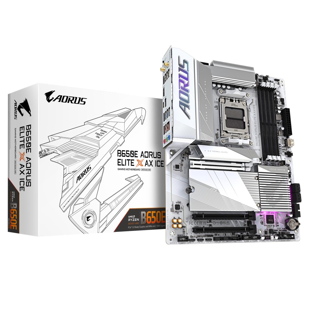 Mainboard|GIGABYTE|AMD B650|SAM5|ATX|Memory DDR5|Memory slots 4|B650EAELITEXICE1.2