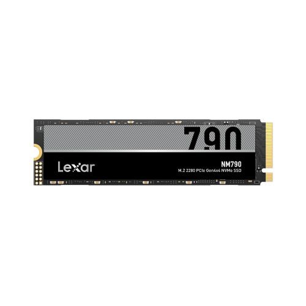 SSD|LEXAR|NM790|1TB|M.2|PCIe Gen4|NVMe|Write speed 6500 MBytes/sec|Read speed 7400 MBytes/sec|2.45mm|TBW 1000 TB|MTBF 1500000 hours|LNM790X001T-RNNNG