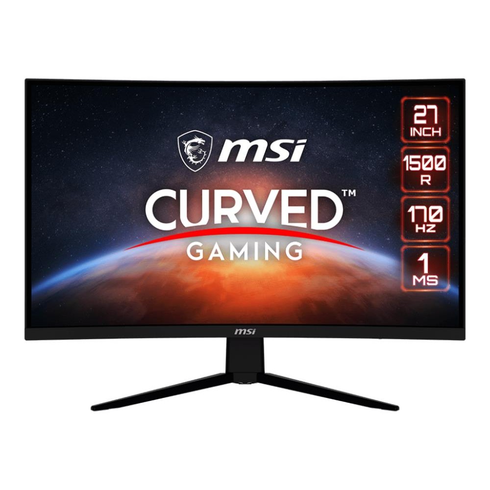 LCD Monitor|MSI|G273CQ|27"|Gaming/Curved|2560x1440|16:9|170Hz|Matte|Tilt|Colour Black|G273CQ