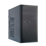 Case|CHIEFTEC|MiniTower|MicroATX|Colour Black|HT-01B-OP