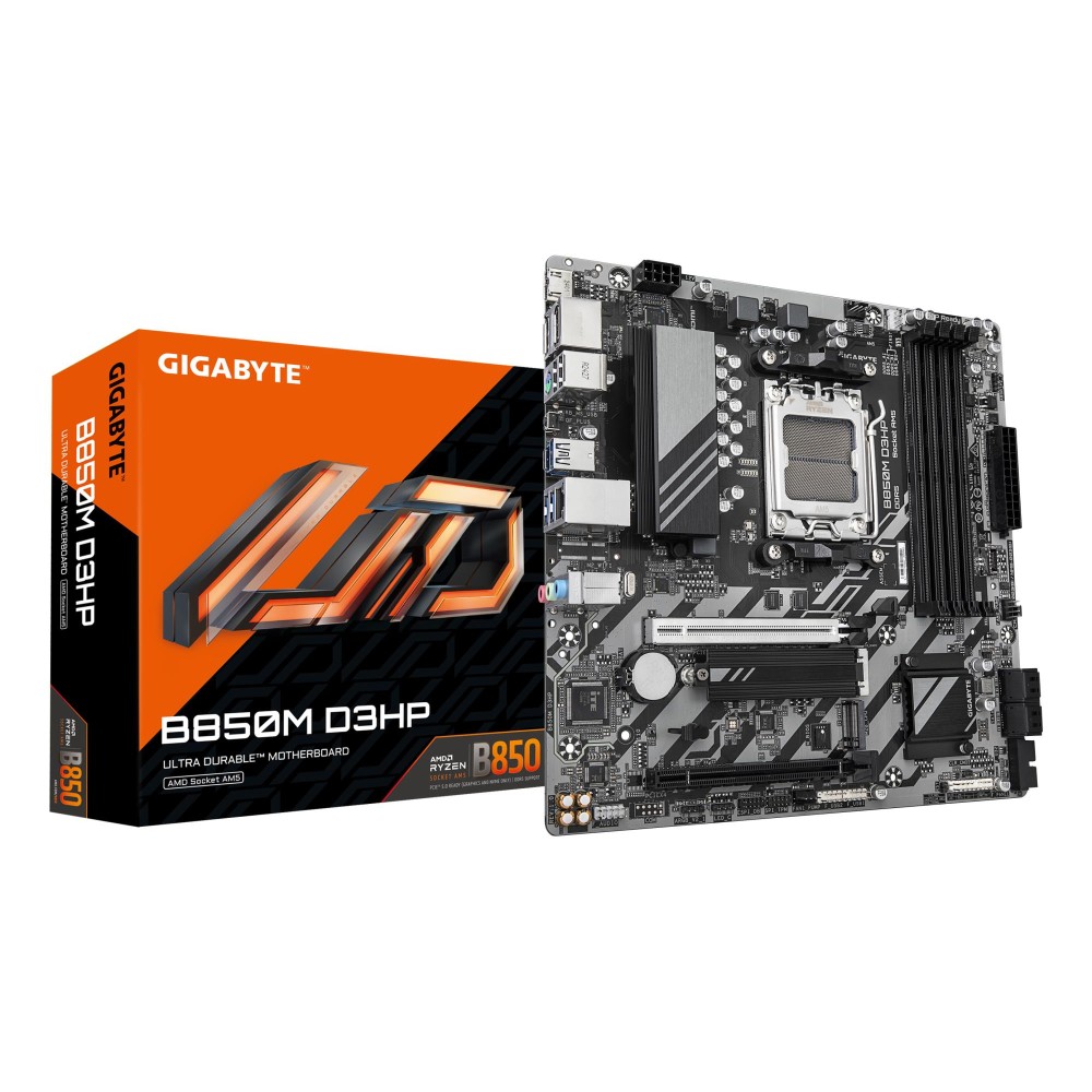 Mainboard|GIGABYTE|AMD B850|SAM5|ATX|Memory DDR5|Memory slots 4|B850MD3HP