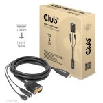 CABLE HDMI TO VGA 2M/M/M CAC-1712 CLUB3D