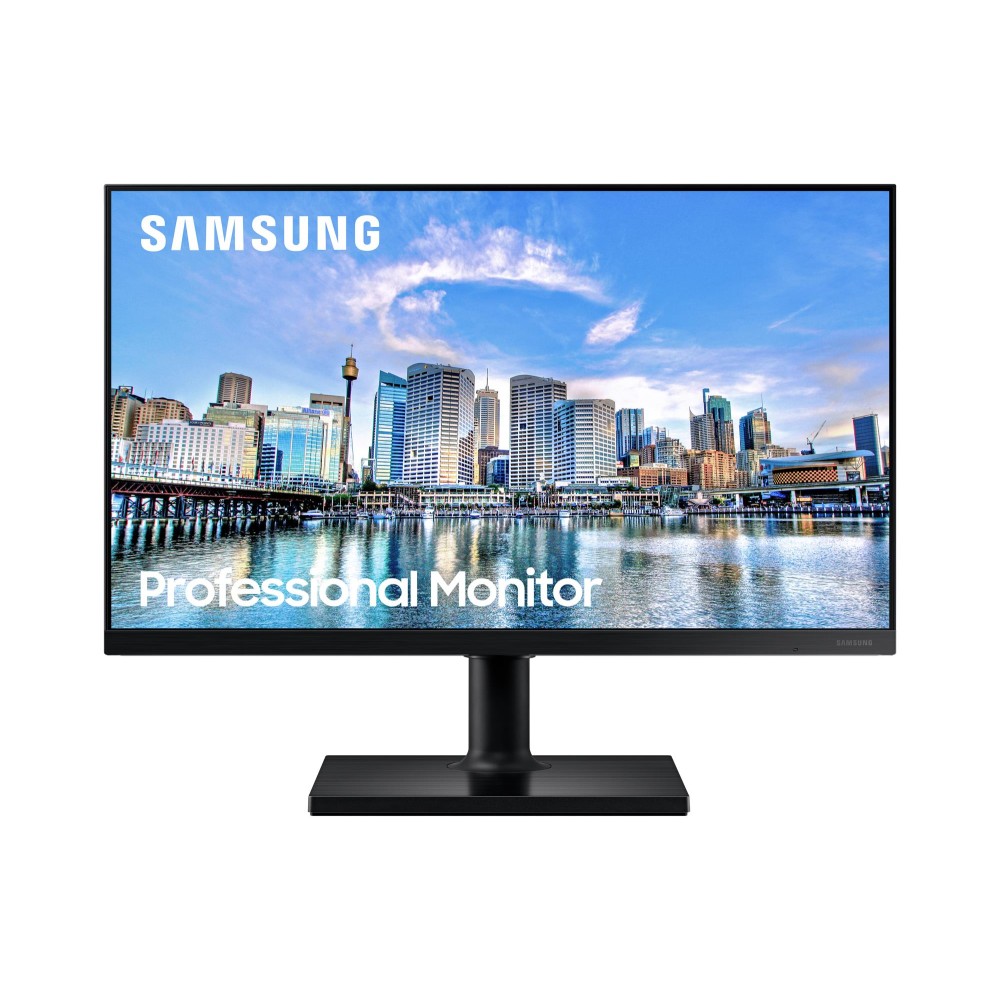 LCD Monitor|SAMSUNG|24"|Business|Panel IPS|1920x1080|16:9|75Hz|5 ms|Swivel|Pivot|Height adjustable|Tilt|Colour Black|LF24T450FQRXXE