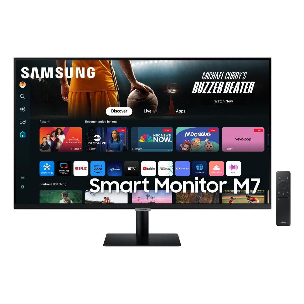 LCD Monitor|SAMSUNG|32"|Smart|Panel VA|3840x2160|16:9|60 Hz|4 ms|Colour Black|LS32DM702UUXDU