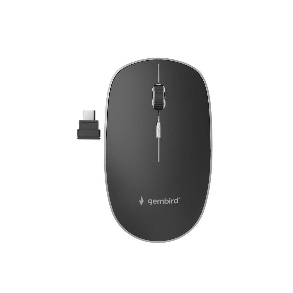 MOUSE USB-C OPTICAL WRL BLACK/SILENT MUSW-4BSC-01 GEMBIRD MOUSE USB-C OPTICAL WRL BLACK/SILENT MUSW-4BSC-01 GEMBIRD