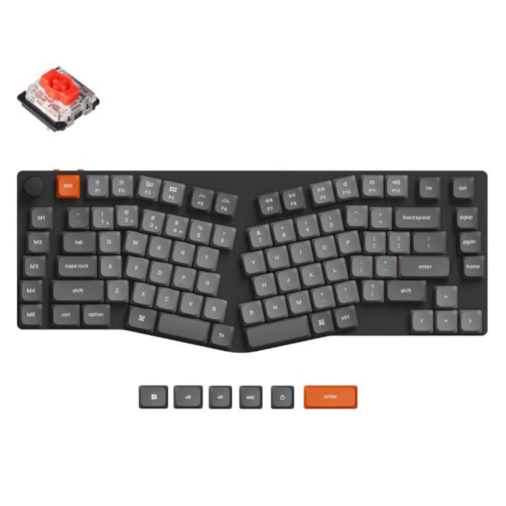 KEYBOARD WRL K15 MAX/BLACK K15M-A1 KEYCHRON KEYBOARD WRL K15 MAX/BLACK K15M-A1 KEYCHRON