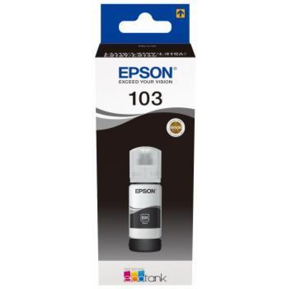 INK BOTTLE BLACK 103 65ML/ECOTANK C13T00S14A EPSON