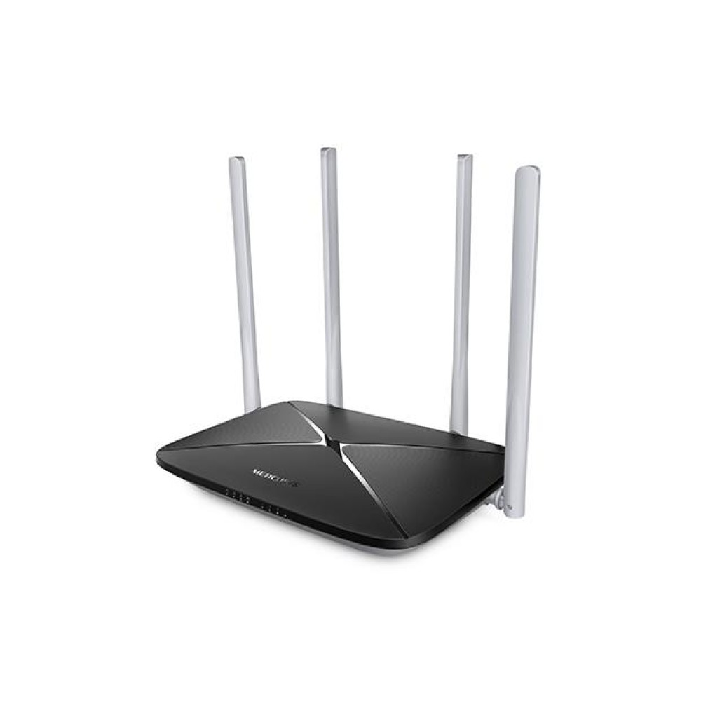 Wireless Router|MERCUSYS|Wireless Router|1167 Mbps|IEEE 802.3|IEEE 802.3u|IEEE 802.11b|IEEE 802.11g|IEEE 802.11n|IEEE 802.11ac|4x10/100M|LAN \ WAN ports 1|Number of antennas 4|AC12