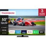 TV Set|THOMSON|50"|4K/Smart|QLED|3840x2160|Wireless LAN|Bluetooth|Google TV|Black|50QG7C14