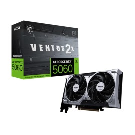 Graphics Card|MSI|NVIDIA GeForce RTX 5060|8 GB|GDDR7|128 bit|PCIE 5.0 16x|Dual Slot Fansink|RTX50608GVENTUS2XOC Graphics Card|MSI|NVIDIA GeForce RTX 5060|8 GB|GDDR7|128 bit|PCIE 5.0 16x|Dual Slot Fansink|RTX50608GVENTUS2XOC
