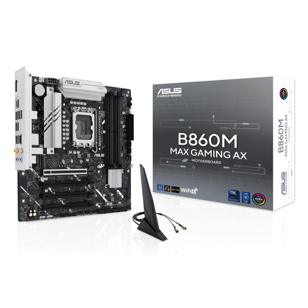 Mainboard|ASUS|Intel B860 Express|LGA1851|Micro-ATX|Memory DDR5|Memory slots 4|B860MMAXGAMINGAX