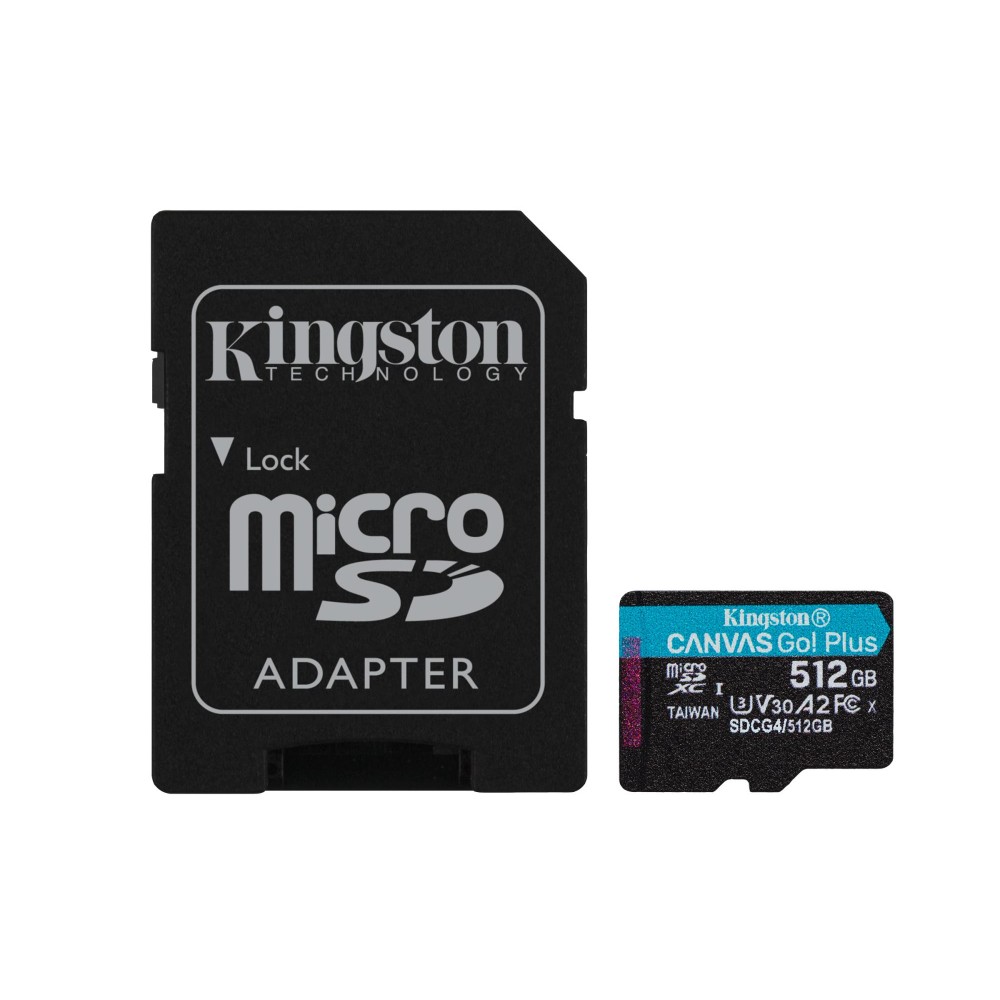 MEMORY MICRO SDXC 512GB UHS-I/W/A SDCG4/512GB KINGSTON