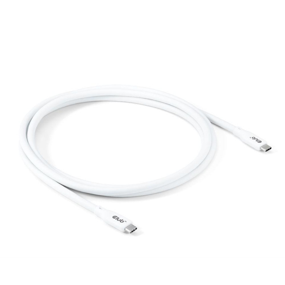CABLE USB-C TO USB-C 2M/M/M WHITE CAC-3001 CLUB3D