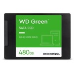 SSD|WESTERN DIGITAL|Green|480GB|SATA 3.0|SLC|Read speed 545 MBytes/sec|2,5"|MTBF 1000000 hours|WDS480G3G0A
