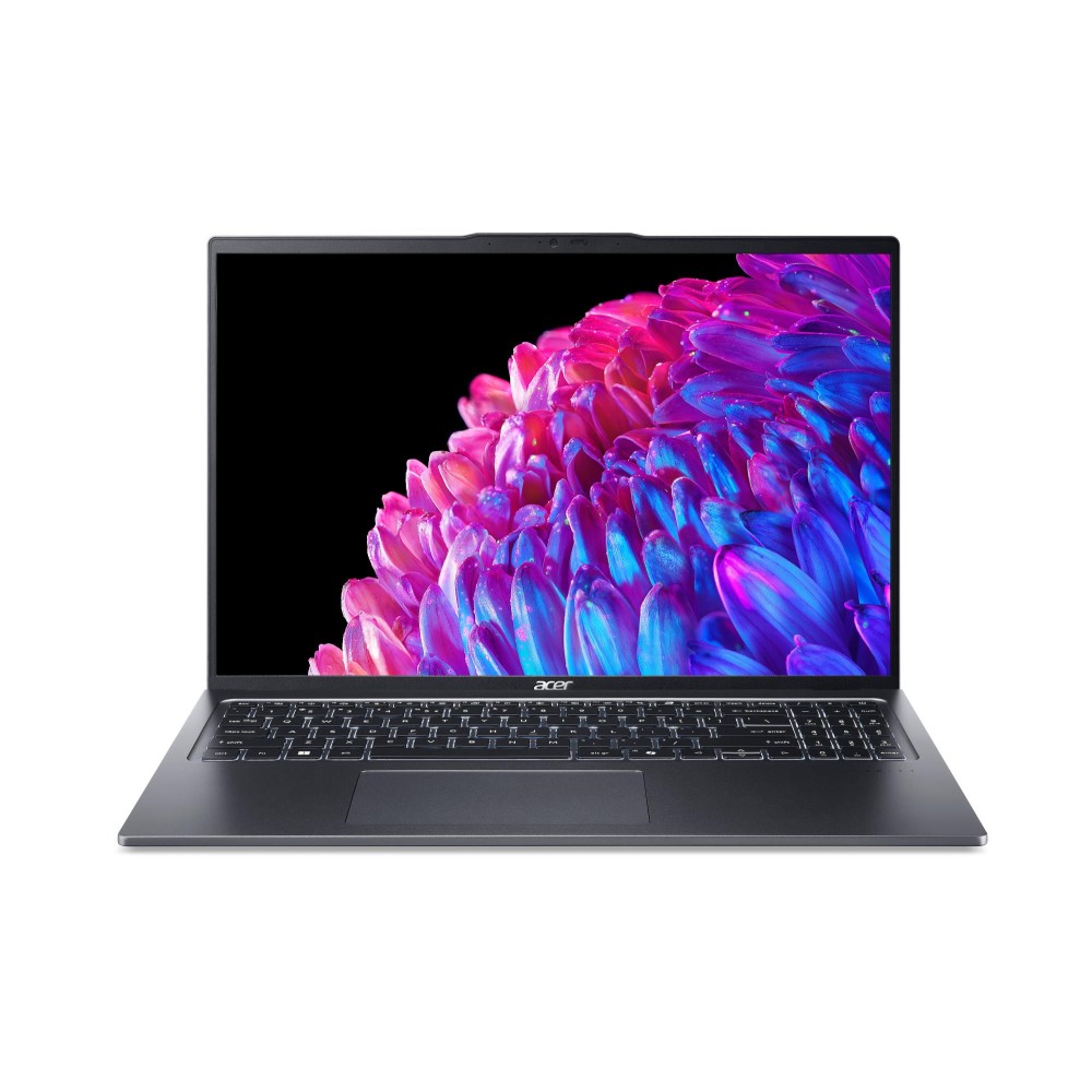Notebook|ACER|Swift|Go 16|SFG16-72|CPU  Core Ultra|u7-155H|3800 MHz|16"|3200x2000|RAM 16GB|LPDDR5x|SSD 1TB|Intel ARC Graphics|Integrated|ENG/RUS|Card Reader microSD|Windows 11 Home|Steel Grey|1.6 kg|NX.KWNEL.004