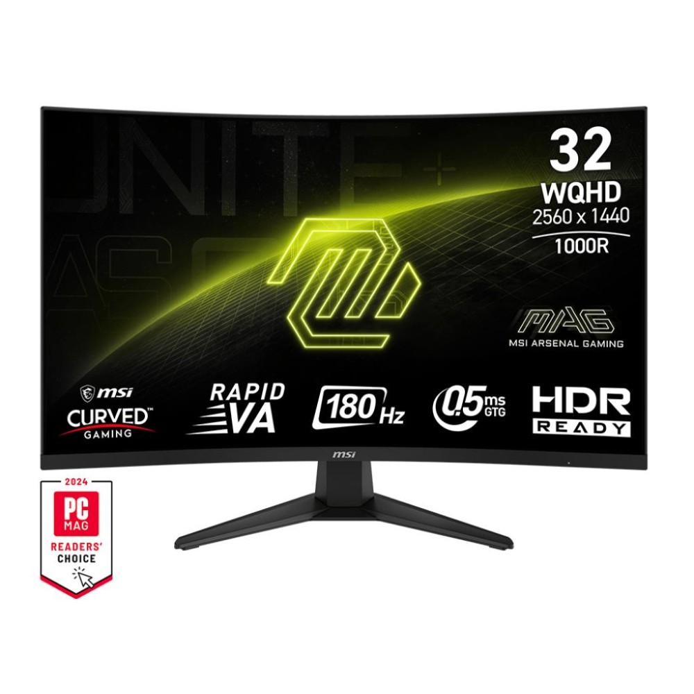 LCD Monitor|MSI|MAG 325CQF|31.5"|Gaming/Curved|Panel VA|2560x1440|16:9|180Hz|0.5 ms|MAG325CQF LCD Monitor|MSI|MAG 325CQF|31.5"|Gaming/Curved|Panel VA|2560x1440|16:9|180Hz|0.5 ms|MAG325CQF