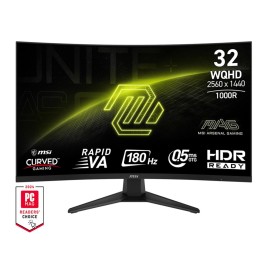 LCD Monitor|MSI|MAG 325CQF|31.5"|Gaming/Curved|Panel VA|2560x1440|16:9|180Hz|0.5 ms|MAG325CQF LCD Monitor|MSI|MAG 325CQF|31.5"|Gaming/Curved|Panel VA|2560x1440|16:9|180Hz|0.5 ms|MAG325CQF