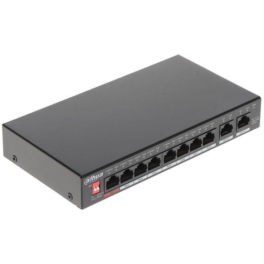 Switch|DAHUA|PFS3010-8GT-96|Desktop/pedestal|Rack|8x10Base-T / 100Base-TX / 1000Base-T|PoE ports 8|96 Watts|DH-PFS3010-8GT-96-V2 Switch|DAHUA|PFS3010-8GT-96|Desktop/pedestal|Rack|8x10Base-T / 100Base-TX / 1000Base-T|PoE ports 8|96 Watts|DH-PFS3010-8GT-96-V2