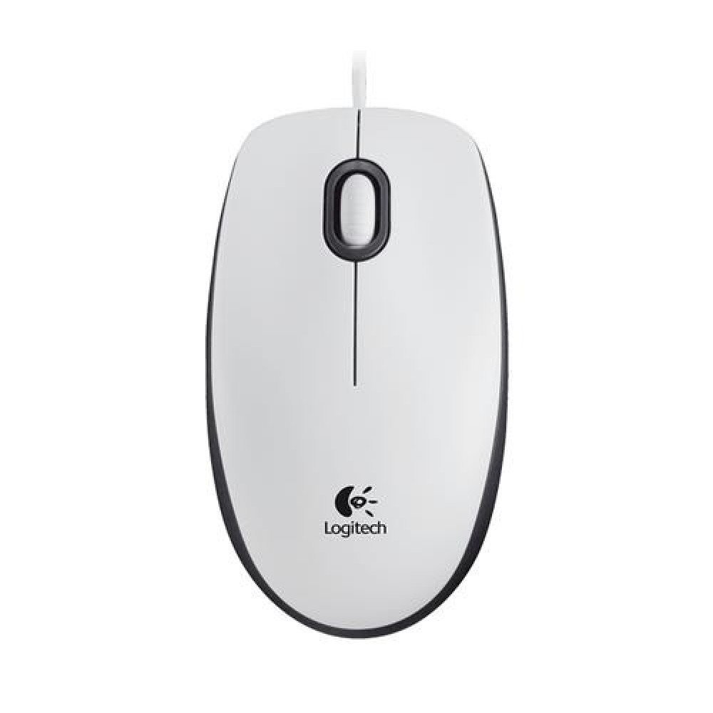 MOUSE USB OPTICAL M100/WHITE 910-005004 LOGITECH