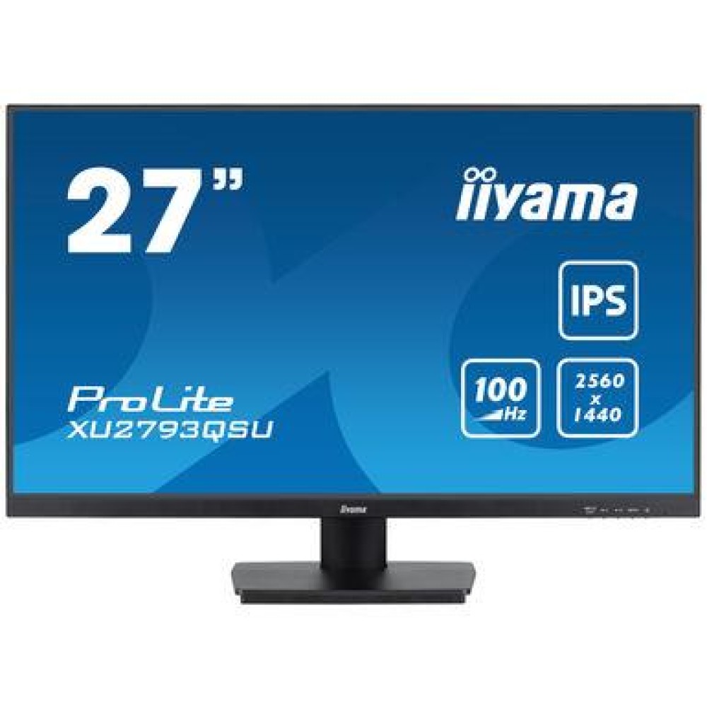 LCD Monitor|IIYAMA|27"|Business|Panel IPS|2560x1440|16:9|100Hz|Matte|1 ms|Speakers|Tilt|Colour Black|XU2793QSU-B6