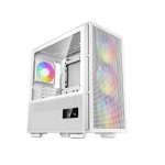 Case|DEEPCOOL|CH560 DIGITAL WH|Case product features Transparent panel|Not included|Colour White|R-CH560-WHAPE4D-G-1