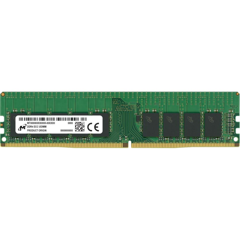Server Memory Module|MICRON|DDR4|32GB|UDIMM/ECC|3200 MHz|CL 22|1.2 V|MTA18ASF4G72AZ-3G2R