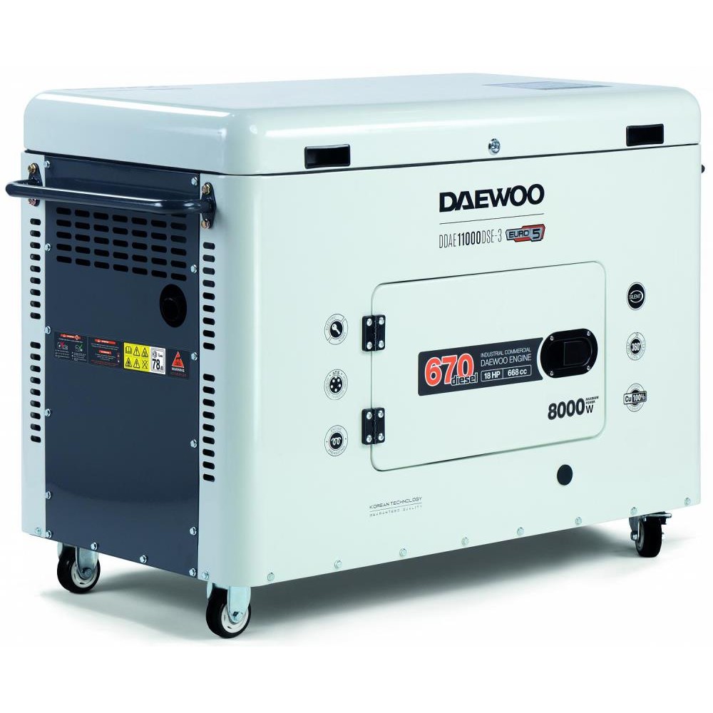DIESEL GENERATOR 8.0KW 380V/DDAE 11000DSE-3 DAEWOO DIESEL GENERATOR 8.0KW 380V/DDAE 11000DSE-3 DAEWOO