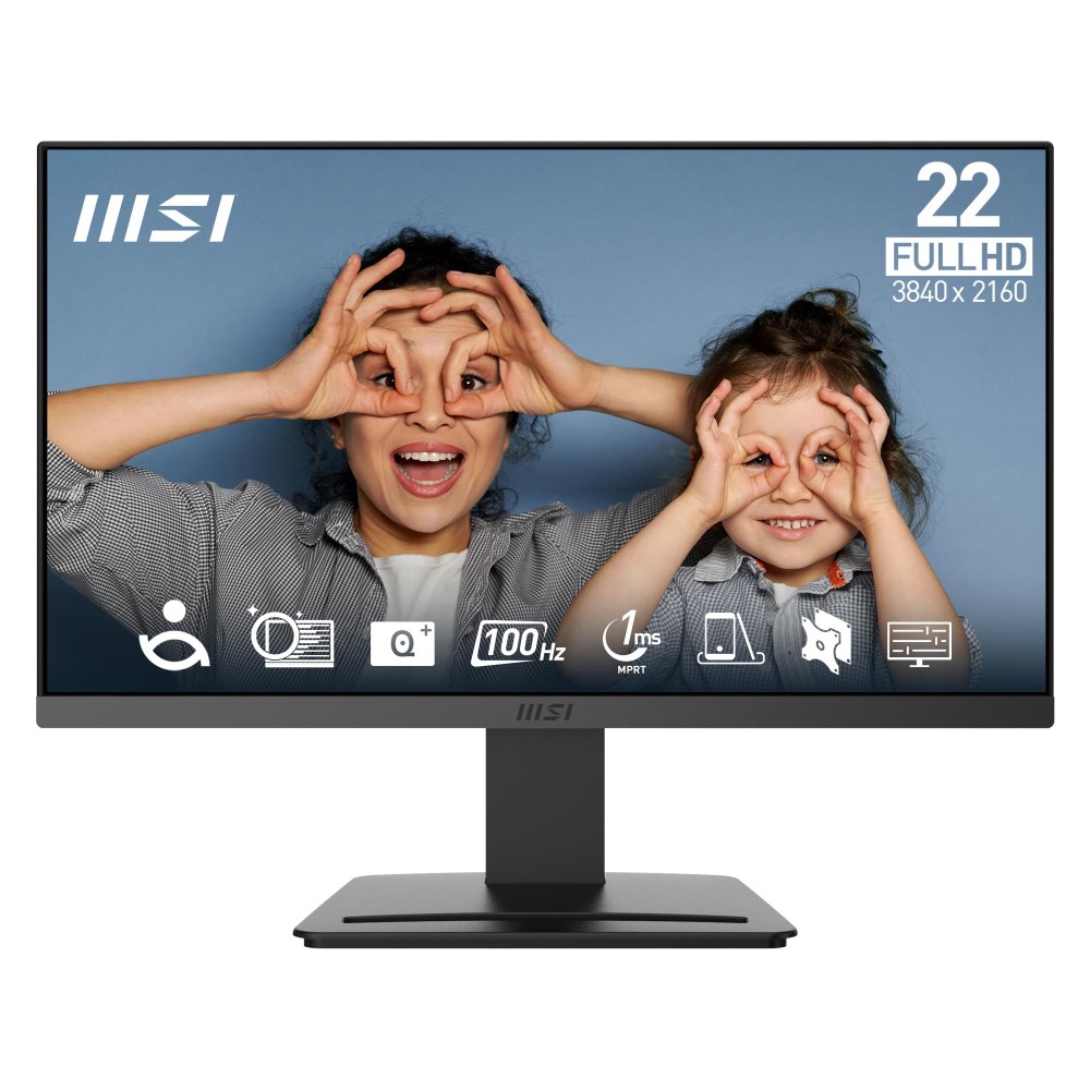 Monitor|MSI|PRO MP223 E2|21.45"|Business|Matte|Panel VA|1920x1080|16:9|100 Hz|1 ms|Colour Black|PROMP223E2